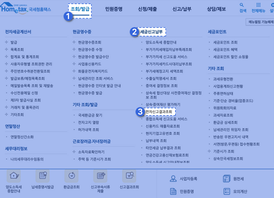종합소득세 확정신고서 발급법